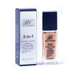 Beauty Nakeed foundation 2-in-1 foundation+concealer