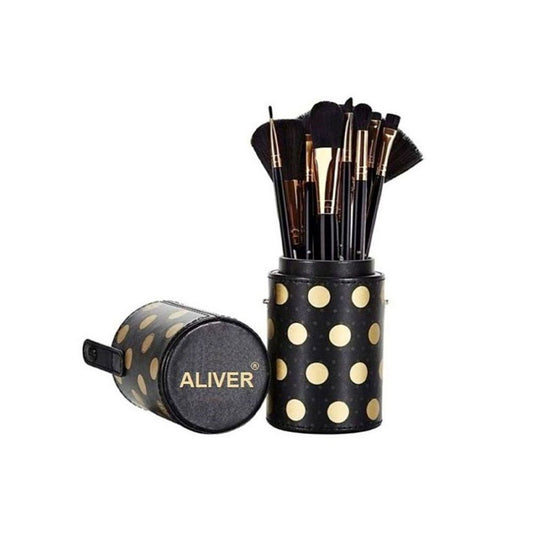 BH Cosmetics Dot Collection 11 Pcs Brush Set - Black