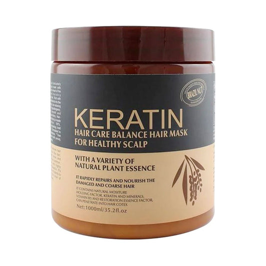Keratin Hair Mask Brazil Nut for Healthy Scalp 1000ml
