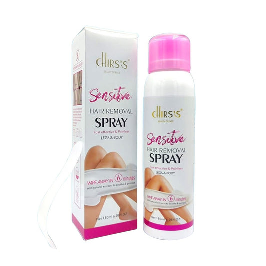 Chirs's Sensitive Hair Removal Spray Fast Effective & Painless For Legs & Body