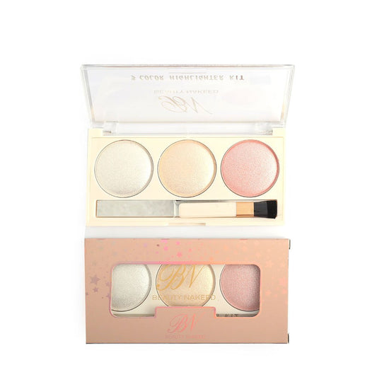 Beauty Nakeed 3 colour highligter kit