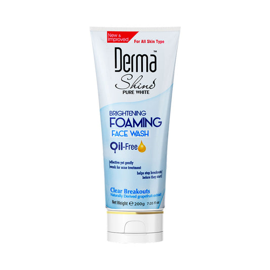 Derma Shine Oil Free Foaming Face Wash 200g
