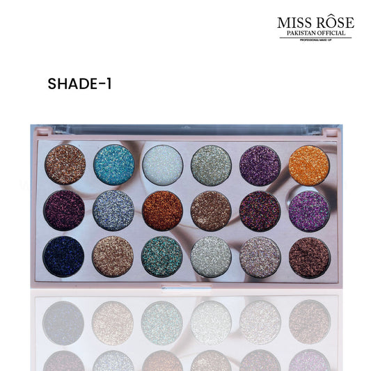Miss Rose 18 Color S-Glitter Palette