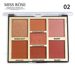 Miss Rose 7 Color Face Palette price