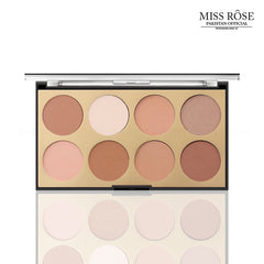 Miss Rose 8 Color Compact & Contour Palette