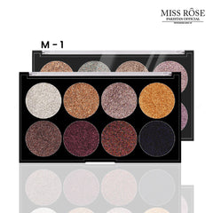 Miss Rose 8 Color Glitter Palette