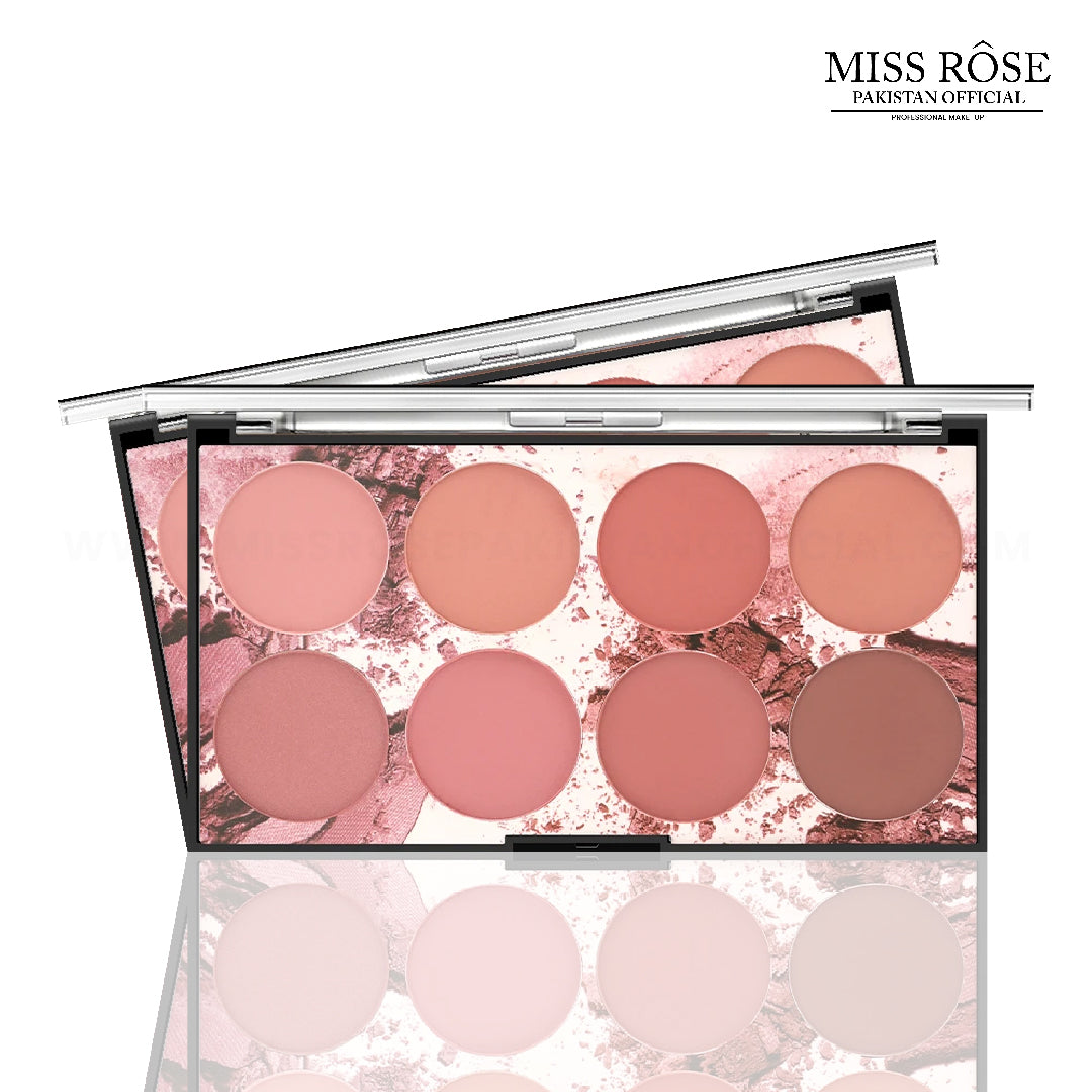 Miss Rose 8 Colors Blush Palette