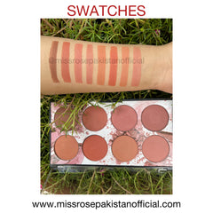 Miss Rose 8 Colors Blush Palette
