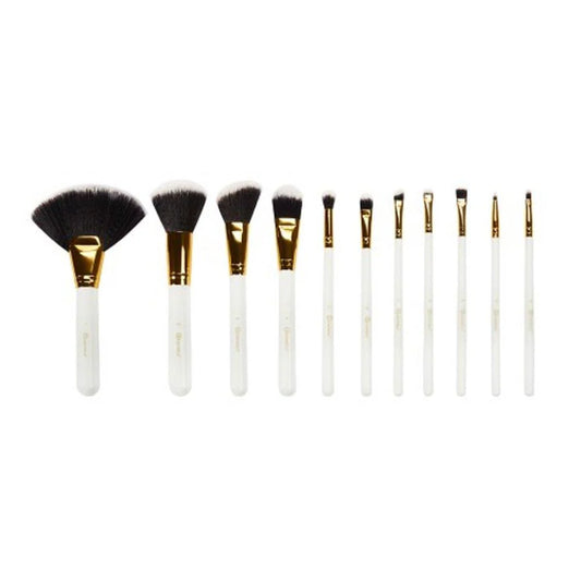 BH Cosmetics Dot Collection 11 Pcs Brush Set - White