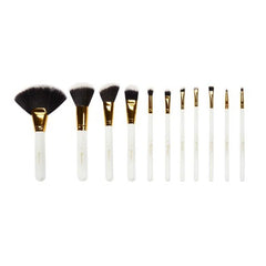 BH Cosmetics Dot Collection 11 Pcs Brush Set - White