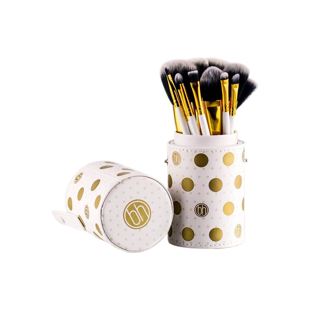 BH Cosmetics Dot Collection 11 Pcs Brush Set - White