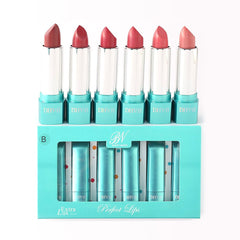 Beauty Nakeed lisptick 6pcs set light colour setting