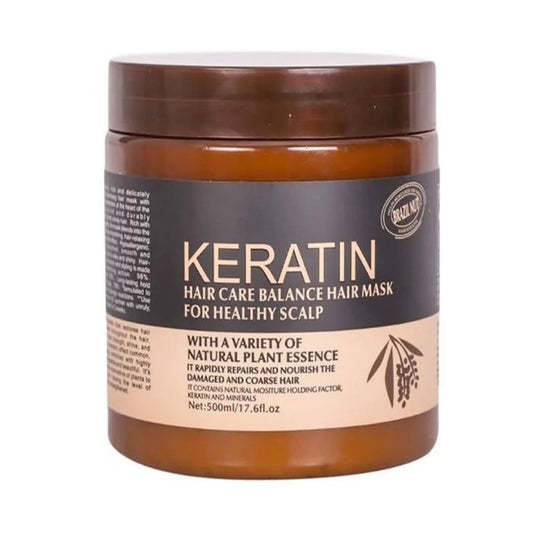 Keratin Hair Mask Brazil Nut for Healthy Scalp 500ml