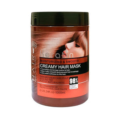Keratin Moisturizing and Smooth Creamy Hair Mask (1000ml)