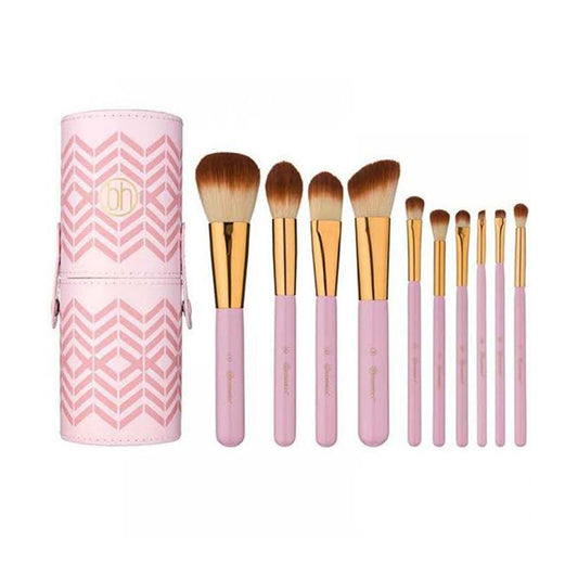 BH Cosmetics - Pink Perfection 10 Piece Brush Set with a box