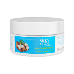 Silky cool Face & Skin Exfoliator-Coconut 200ml