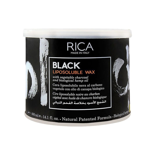 Rica Wax Black With Vegetable Charcoal 400Ml