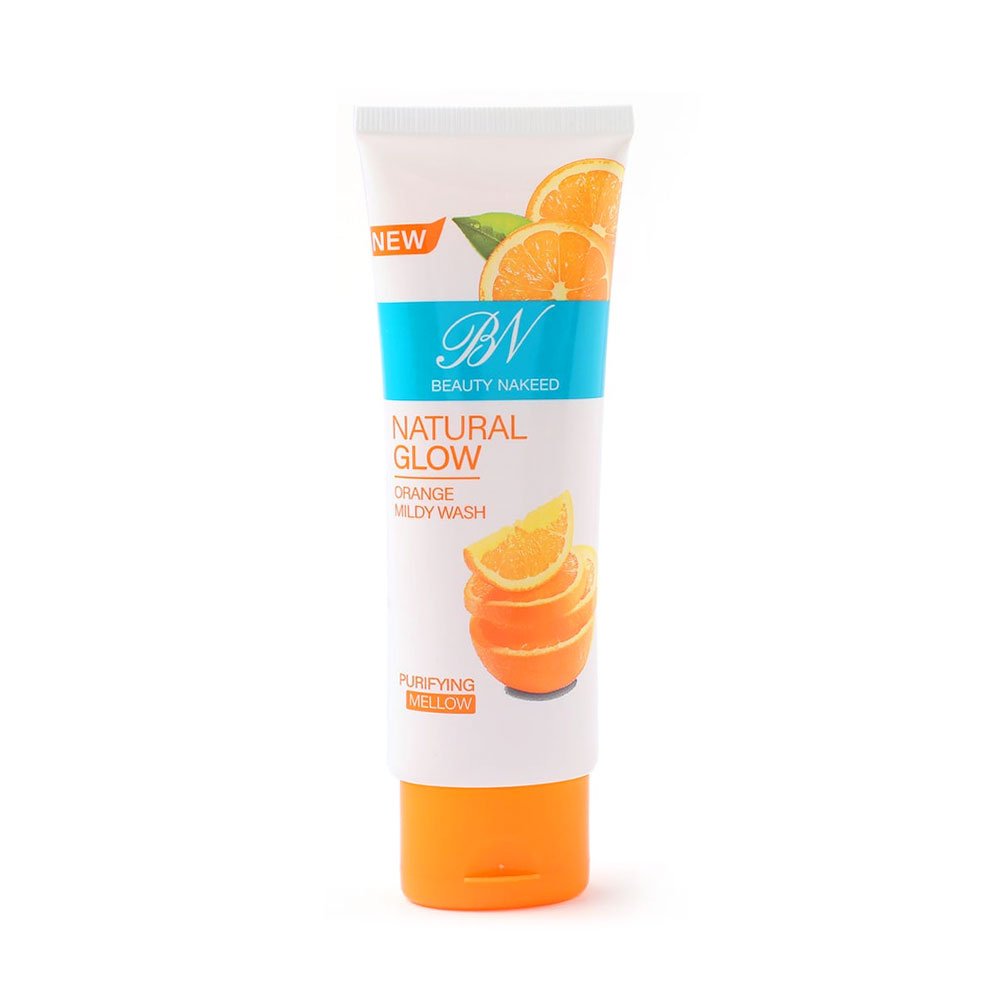 Beauty Nakeed face wash orange mildy wash