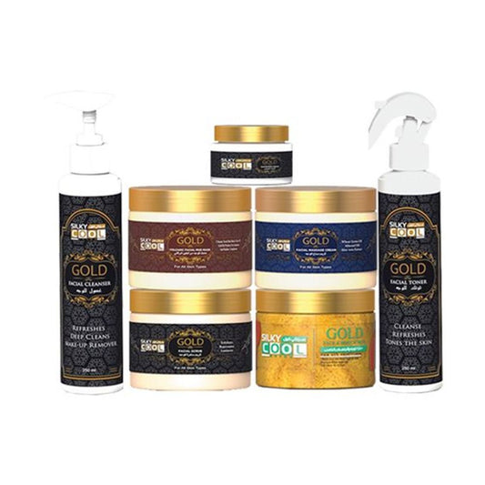 Silky cool Gold Facial Range Kit