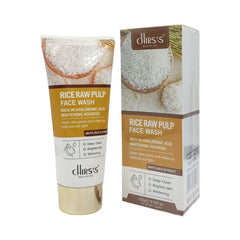 Chirs's Rice Raw Pulp Face Wash Rich In Hyaluronic Acid Whitening Nourish 100G