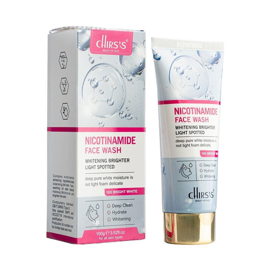 Chirs's Nicotinamide Face Wash Whitening Brighter Light Spotted 100G