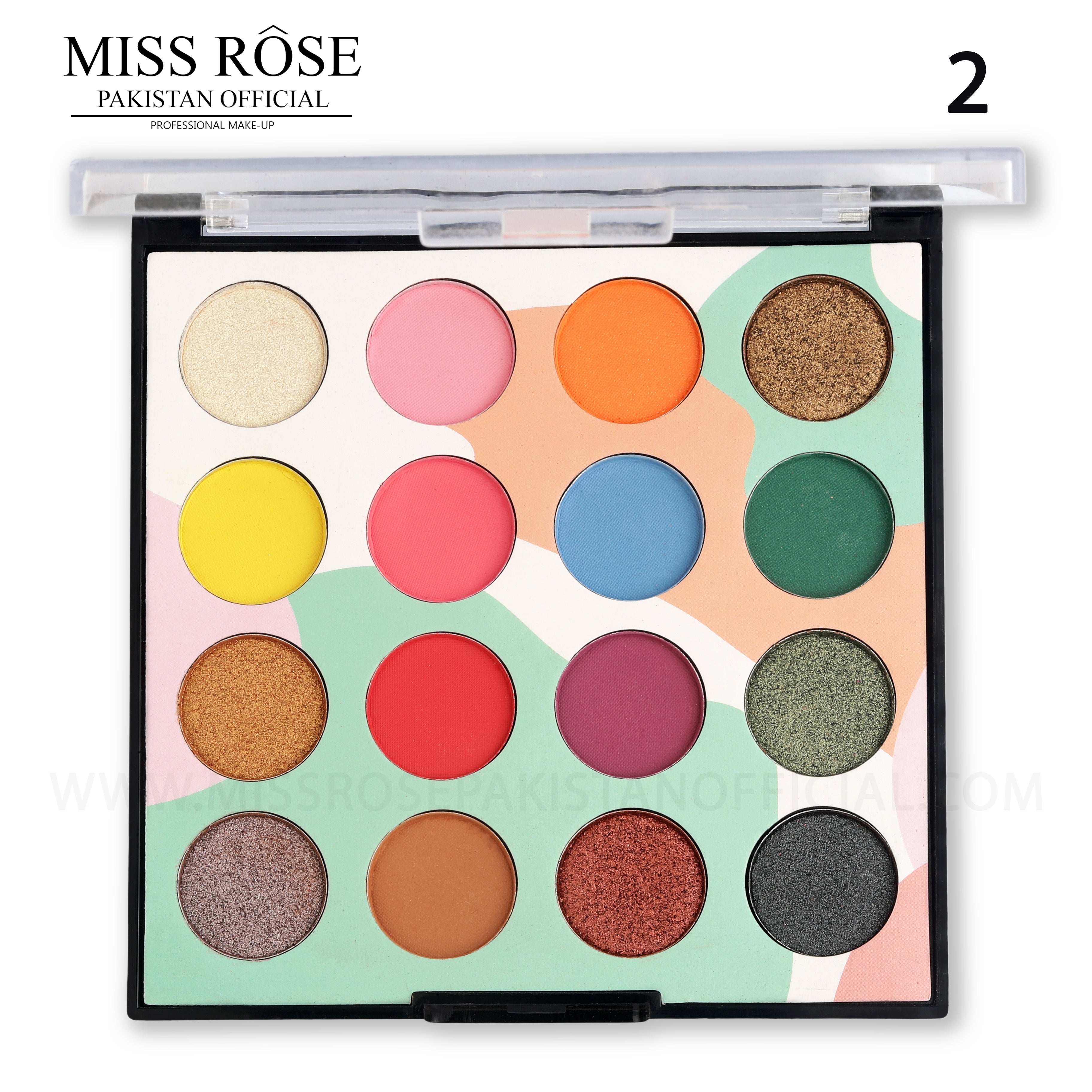 Miss Rose 16 color EyePalette
