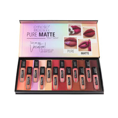 Emelie pure matte lipgloss pallete