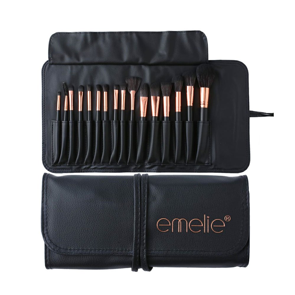Emelie professtional makeup brushes set