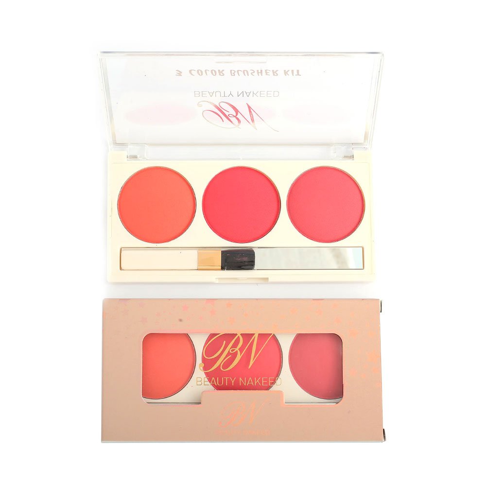Beauty Nakeed 3 colour blushon kit