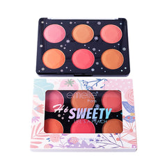 Emelie hi sweety 6 colour blushon pallete
