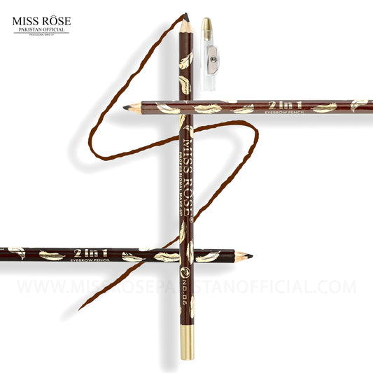 Miss Rose Eyebrow Pencil with Sharpner
