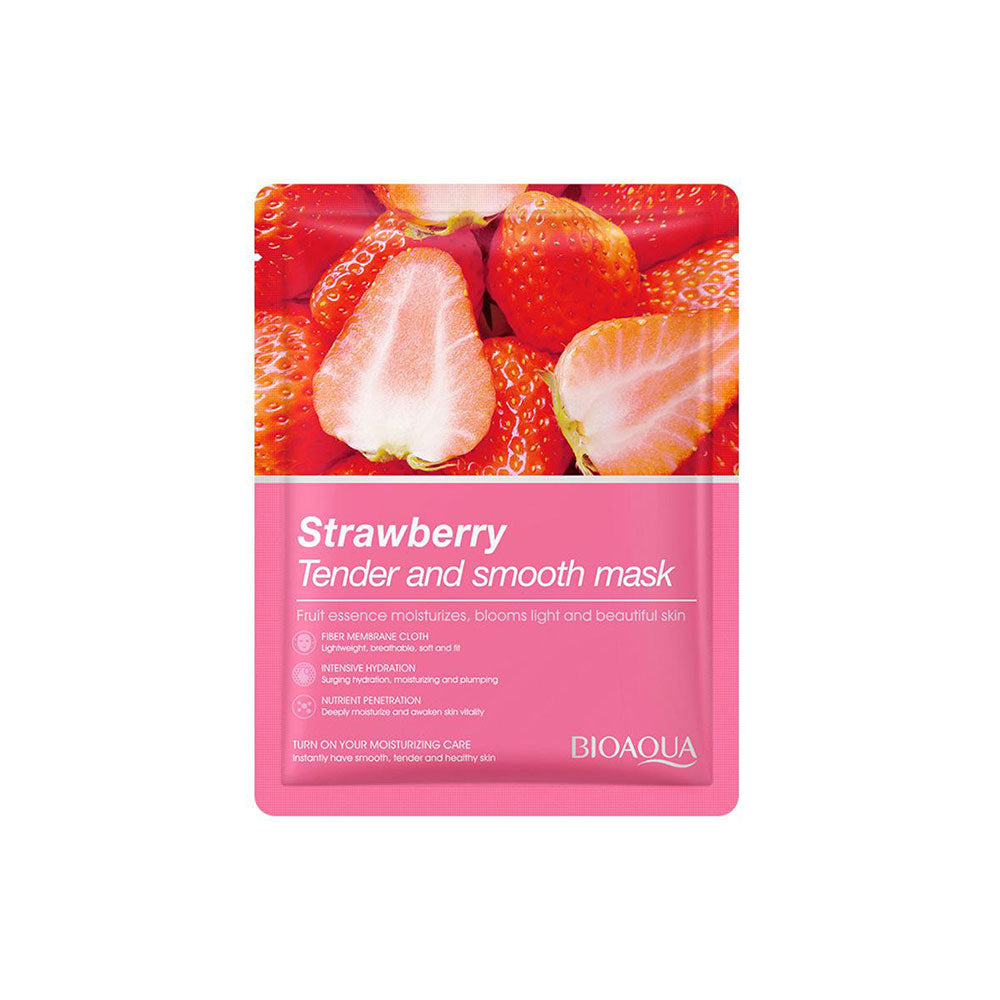 BIOAQUA Strawberry Smooth Face Sheet Mask
