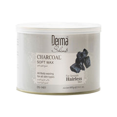 DERMA SHINE CHARCOAL SOFT WAX