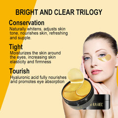 Dr.Rashel 24k Gold Collagen Hydro gel Eye Mask 60pcs