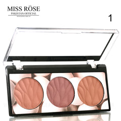 Miss Rose 3 in 1 Blush Palette