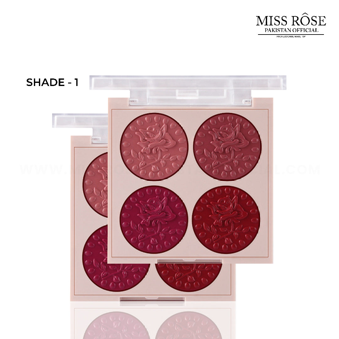 Miss Rose 4 Color Lipstick Palette