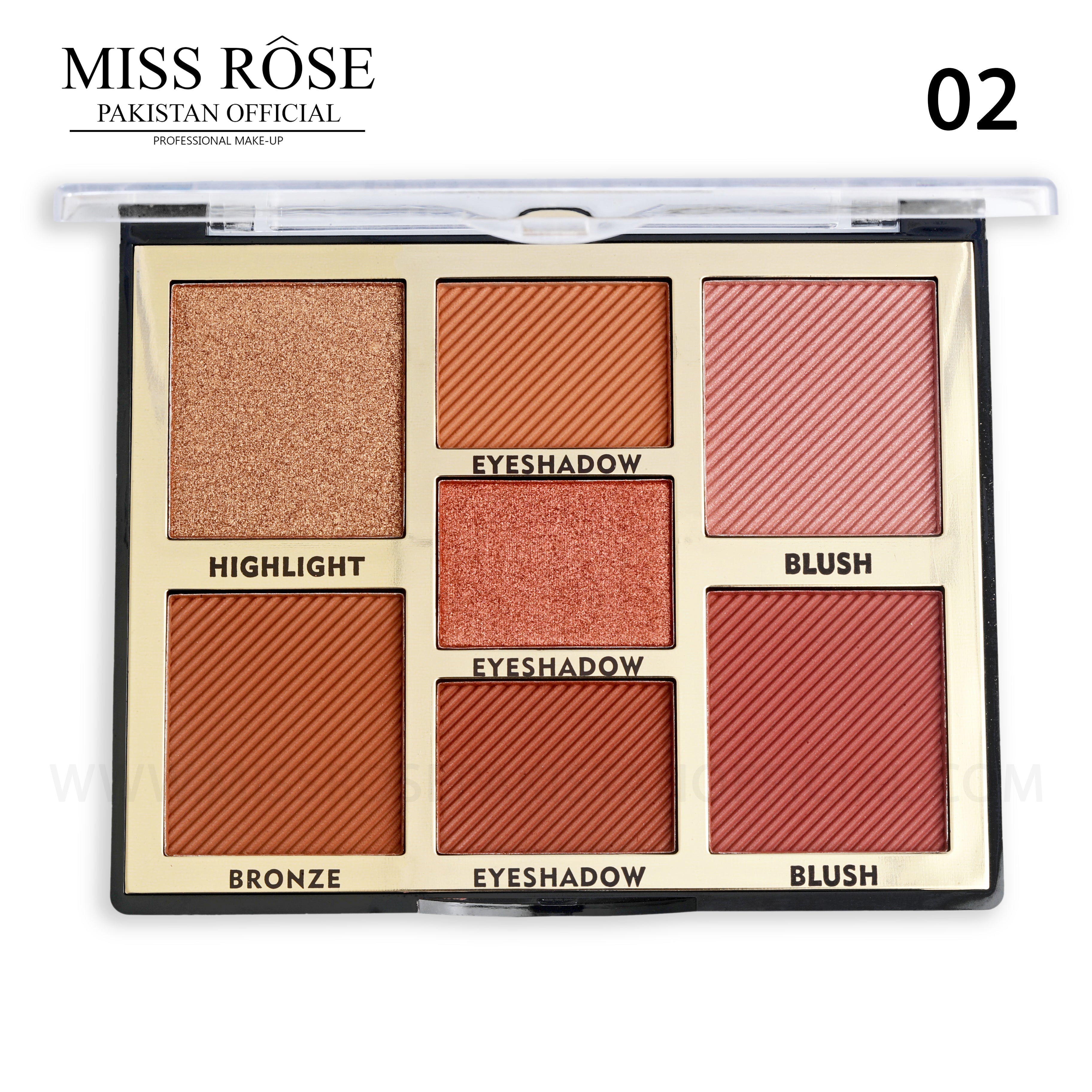 Miss Rose 7 Color Face Palette price