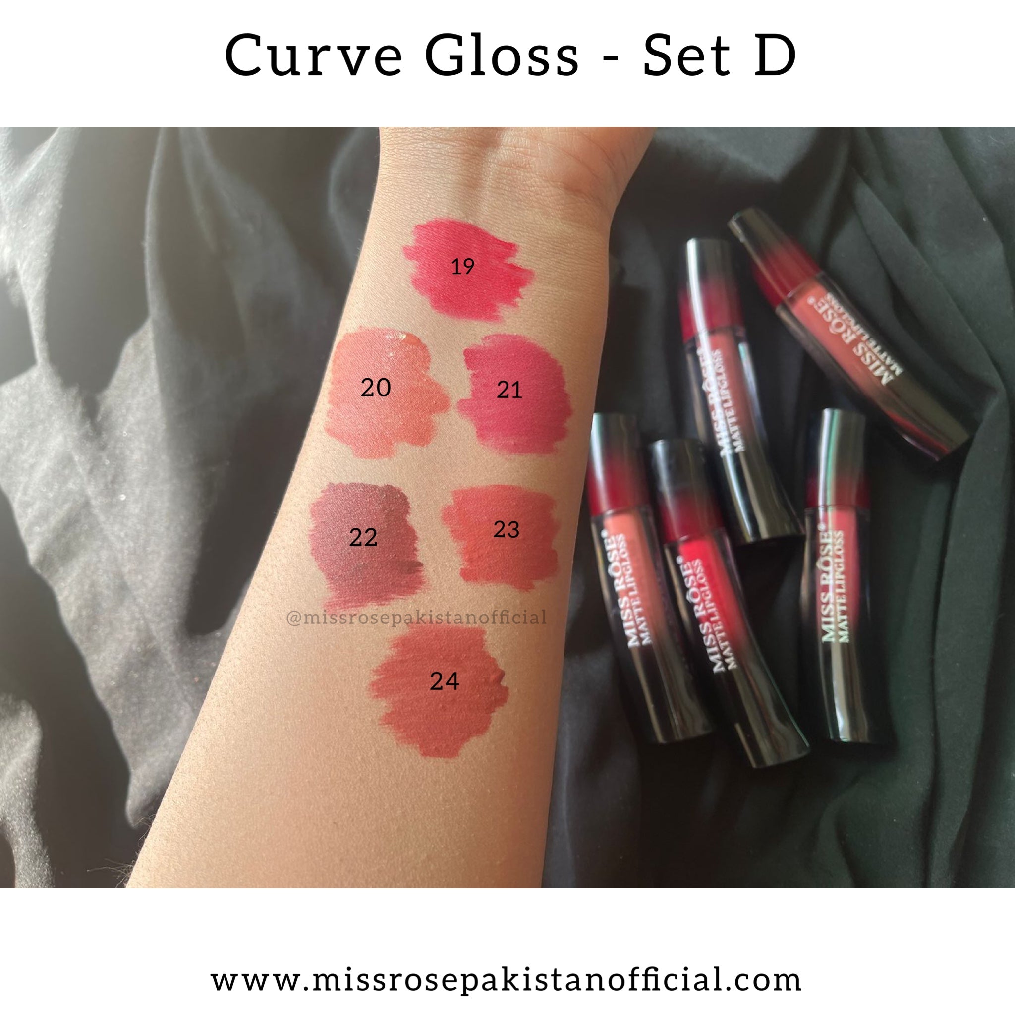 Miss rose lip gloss