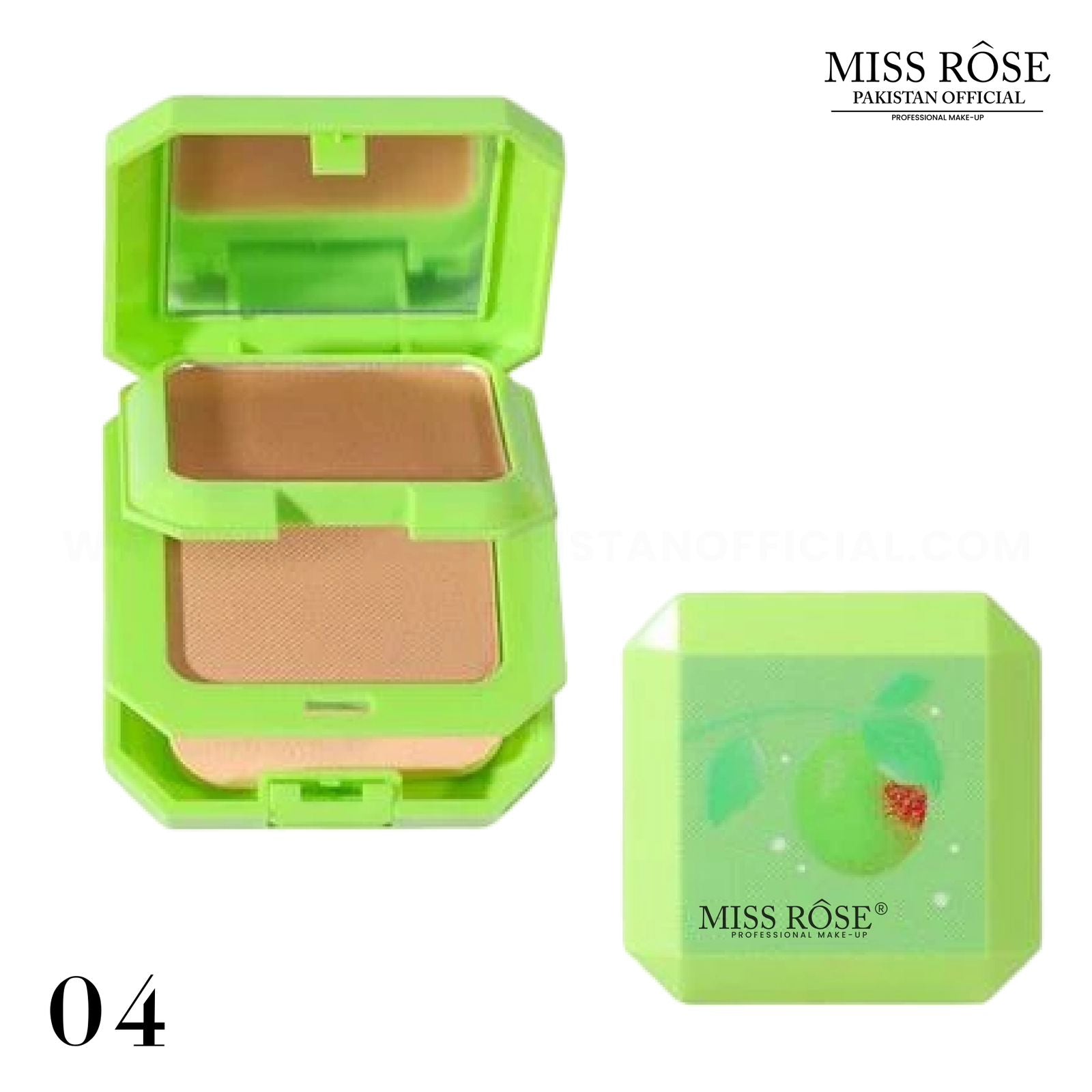 miss rose compact powder