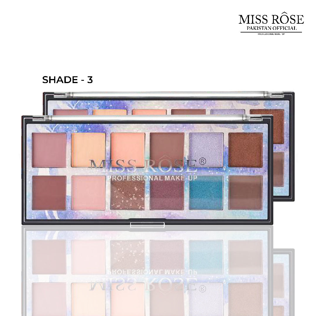 Miss Rose 12 color eyeshadow palette