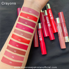 Miss Rose Crayons Set of 10